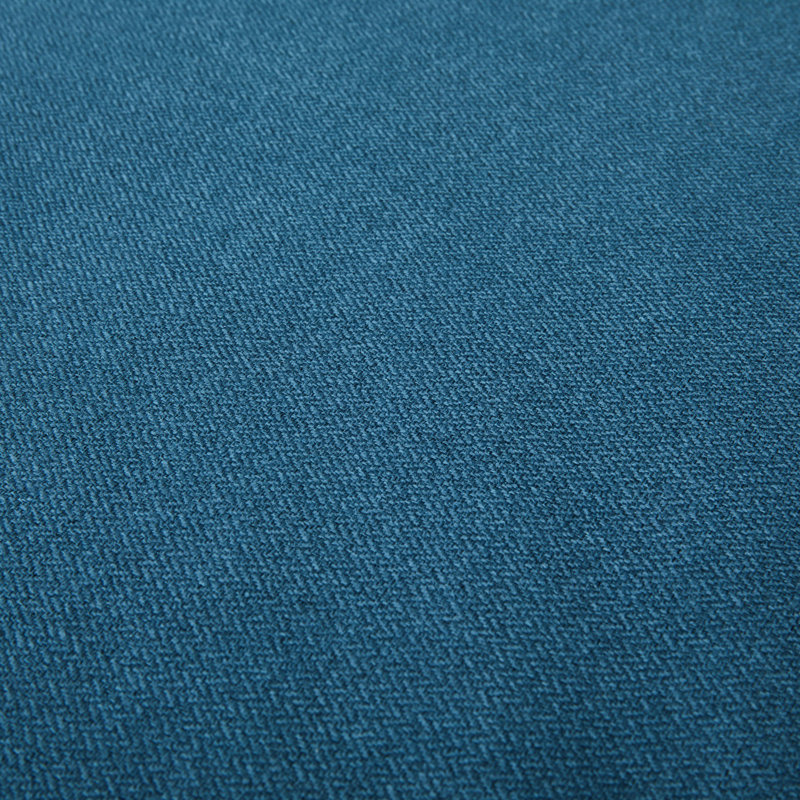 Linen Blend Blackout Curtain Panel Pair, Blue, 117cm Width x 137cm Drop