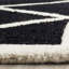 Tapis noir / blanc en laine touffeté à la main Sanyla-1627703379