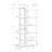 Versatile 5-Tier Bookshelf For Office And Bedroom, A Stylish And Functional Storage Solution.-5021547