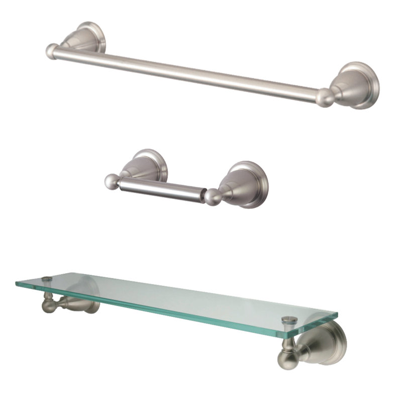Kingston Brass Heritage 3-Piece Bathroom Hardware Set