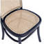 Chaise de salle à manger en noir