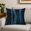 Coussin décoratif à carreaux brun intérieur et extérieur-115218607-115218738