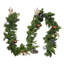 Guirlande de pin 9 pi, guirlande de cèdre réaliste, vignes de cyprès artificielles, guirlandes de verdure pour décor de manteau de Noël des fêtes