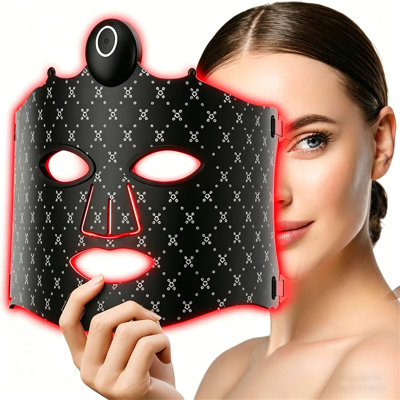 7 Colour Red Light Therapy Mask, Led Face Mask Light Therapy, Silicone Face Mask Skin Care