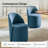 Clester Modern Upholstered Fully Assembled Swivel Dining Chair Set-114509260-114509257