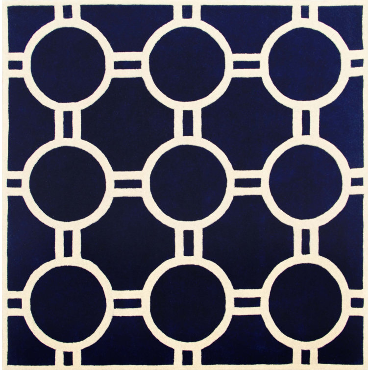 Carolene Hand Tufted Wool Geometric Rug