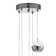 Laussat 5 - Light Chrome LED Cluster Pendant
