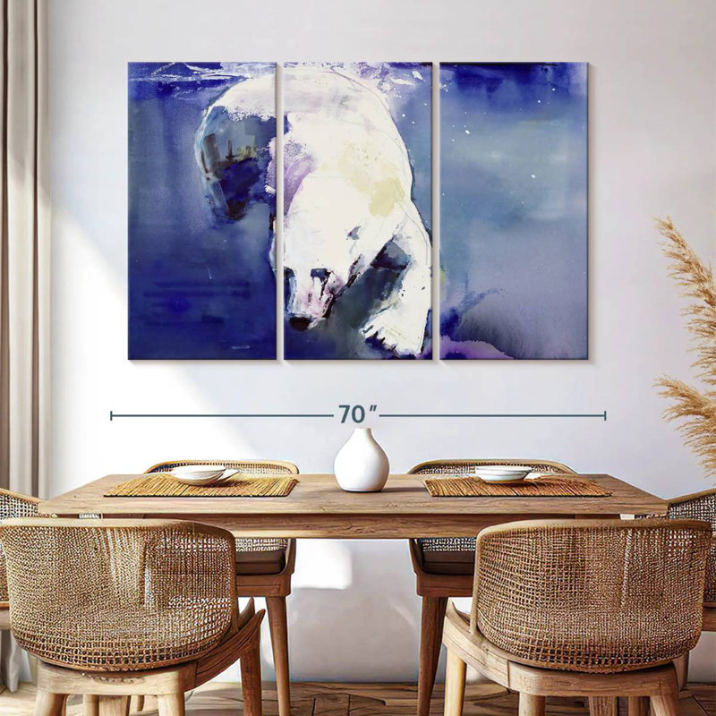 Brampt Underwater Bear, 42" H x 65" W