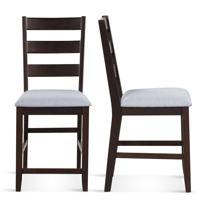 Alyzabeth Counter Stool with Solid Wood Frame