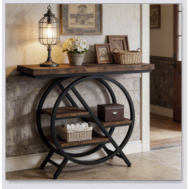 Hall Table,Chic Console Table,Functional Entryway Table