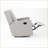 Recliners, Manual Motion Swivel Glider Chair with Diamond Tufting | Light Gray Fabric-1943412830