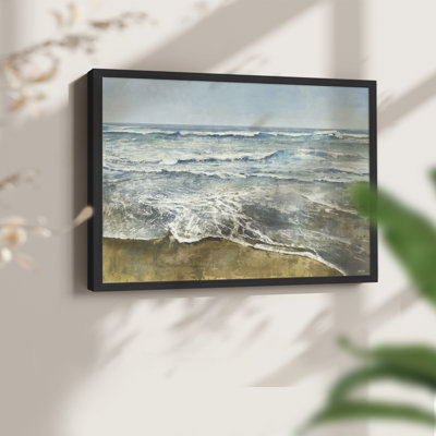 BEACHCOMBING -Framed Print - Restickable