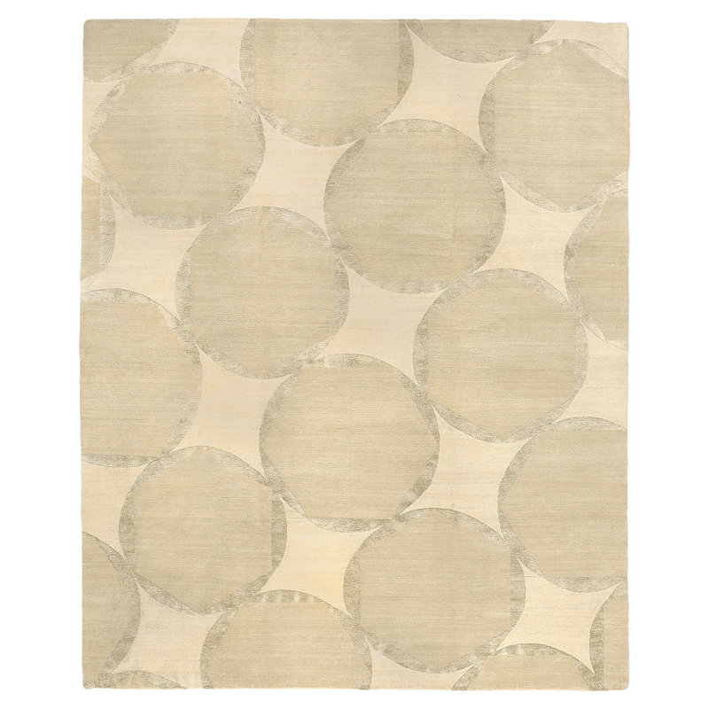 Designers Reserve Hand Knotted Geometric Area Rug, Rectangle 3' x 5'