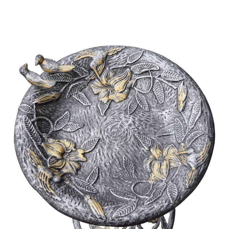 Bain d'oiseaux Wendling, Étain antique