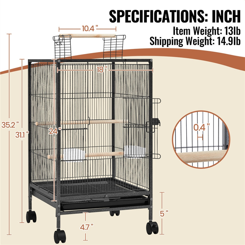 Cage à oiseaux Dzion