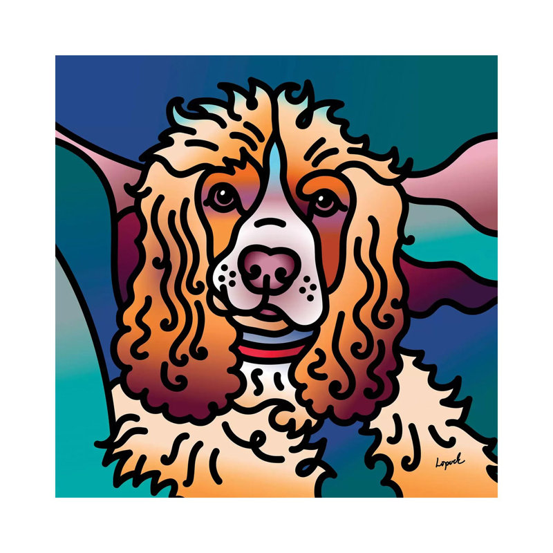 Paisley by Lisa Lopuck - Wrapped Canvas Print, 93.98 cm H x 93.98 cm W x 1.91 cm D