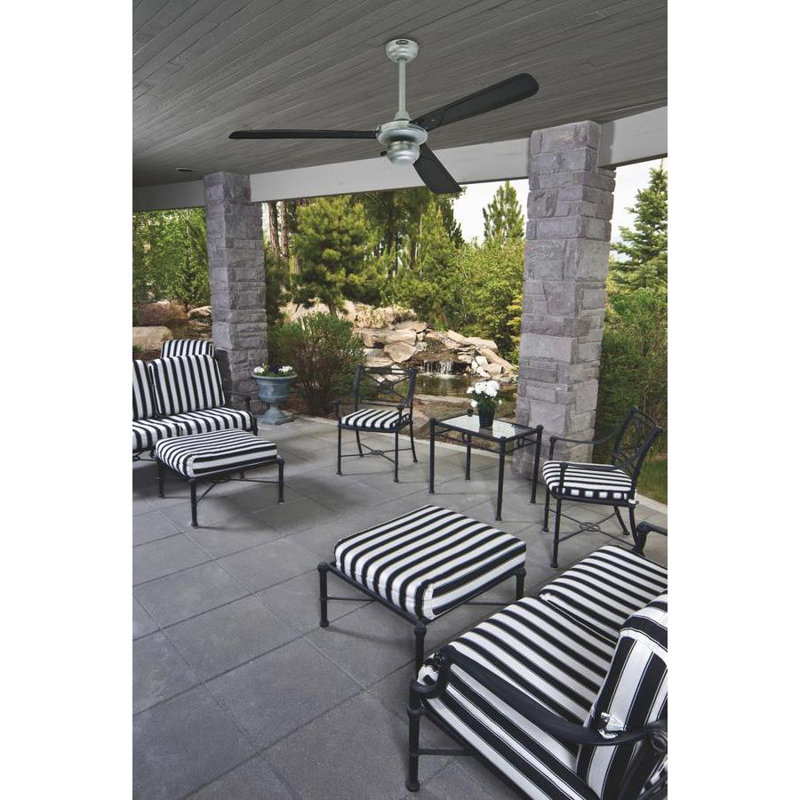 MOUNTAIN GALE Ceiling Fan, Silver