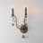 Jakeryan Steel Candle Wall Light-2087923231