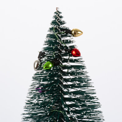 9 in. Wood and Resin Holiday Countdown Calendar
