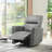 Coamhan 31.5" Wide Genuine Leather Modern Power Recliner with Swivel and Glider-277058076