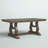Chadwick 76"–96" Trestle Extendable Dining Table — Self-Storing Leaf · Seats 8 · Gray Cashmere Finish
