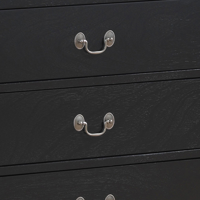 Commode Glory Furniture Louisphillipe G2125-D, Noir, noir, noir, noir