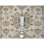 Tapis unique bleu / beige / ivoire 2 pi 7 po x 7 pi 9 po Zihang