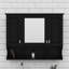 Design moderne avec miroir et tablettes ouvertes-9611297