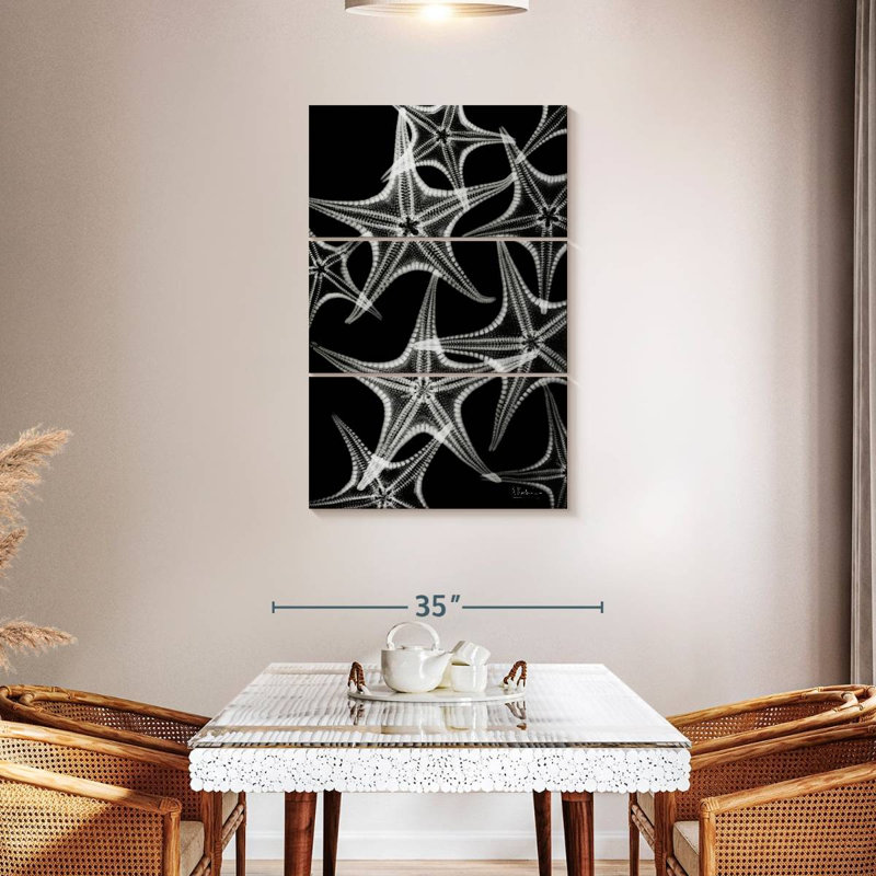Brampt White Starfish, 45" H x 28" W