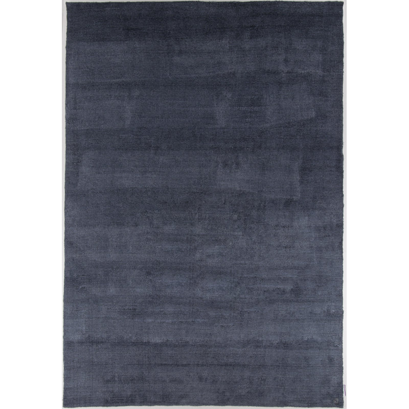 Powder Solid Colour Hand Woven Area Rug, Rectangular 85 x 155cm
