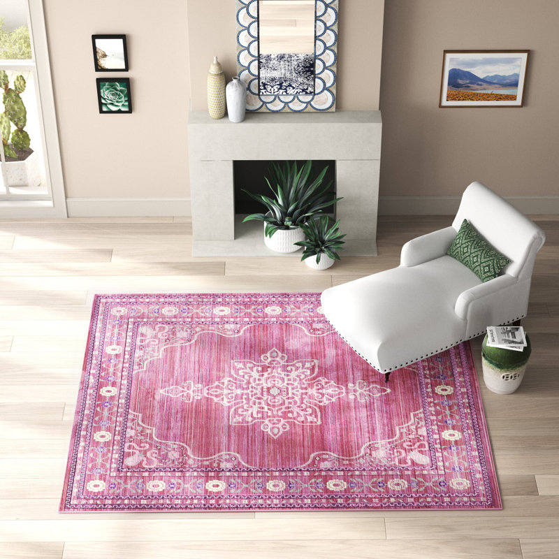 Tapis rose Maggie
