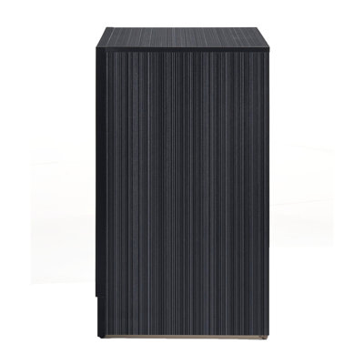 Contemporary 3-Drawer Nightstand For Bedroom