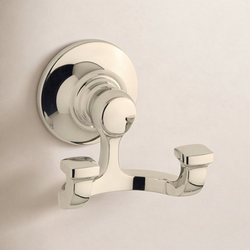 Bancroft Wall Mounted Robe Hook, Vibrant French Gold