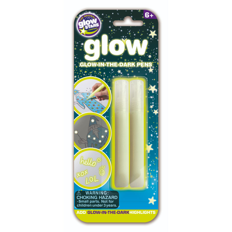 The Original Glowstars - Marqueurs Glow-In-The-Dark, paquet de 2