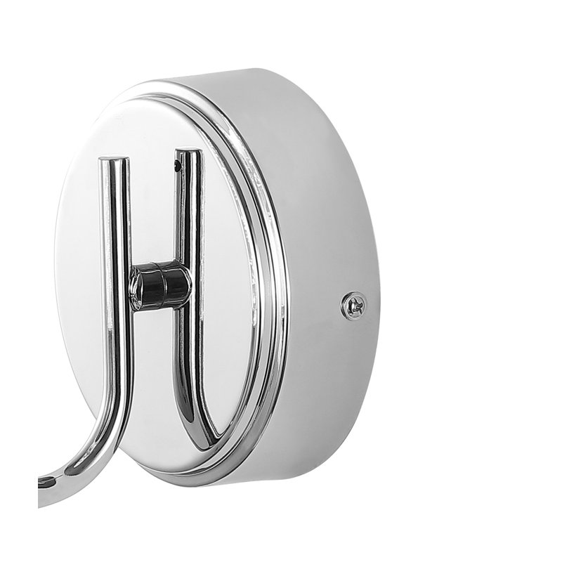 Amima Minimalist Modern Bubble Acrylic/Iron Integrated LED Vanity Light, Chrome, 1