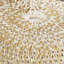 Samuel Transitional Cableknit Handmade Cotton Round Upholstered Ottoman Pouf-832865779