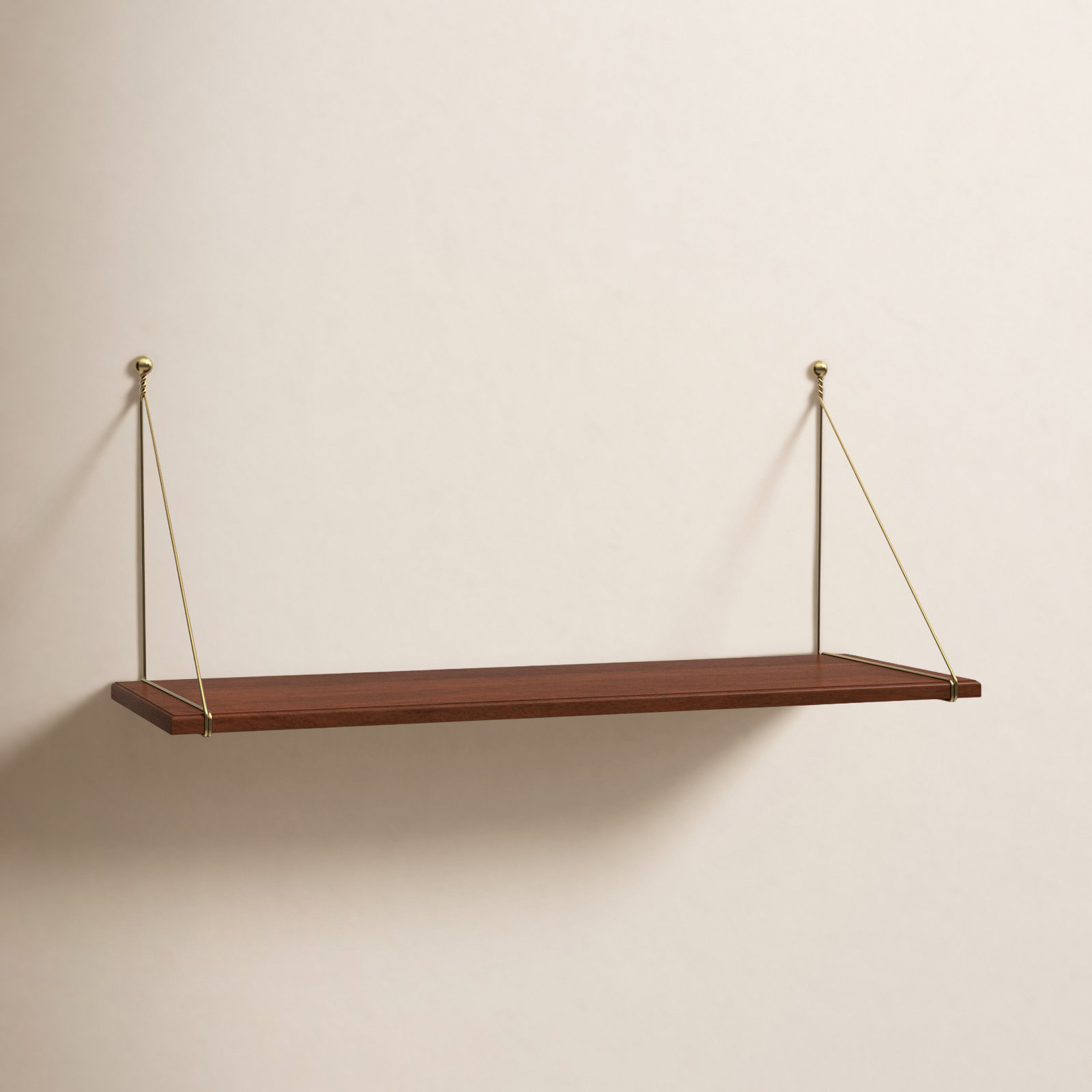 Ivory 38" Bracket Shelf