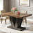 Farmhouse Dining Table Durable and Stylish for Modern and Rustic Interiors-121831293