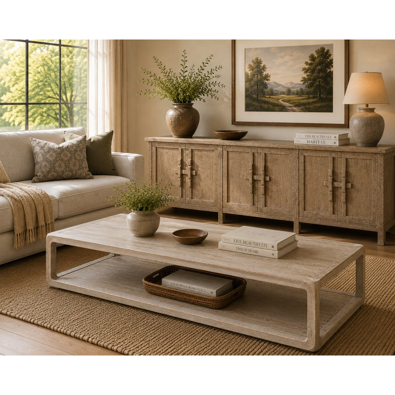 Peking Ming Solid Wood Coffee Table