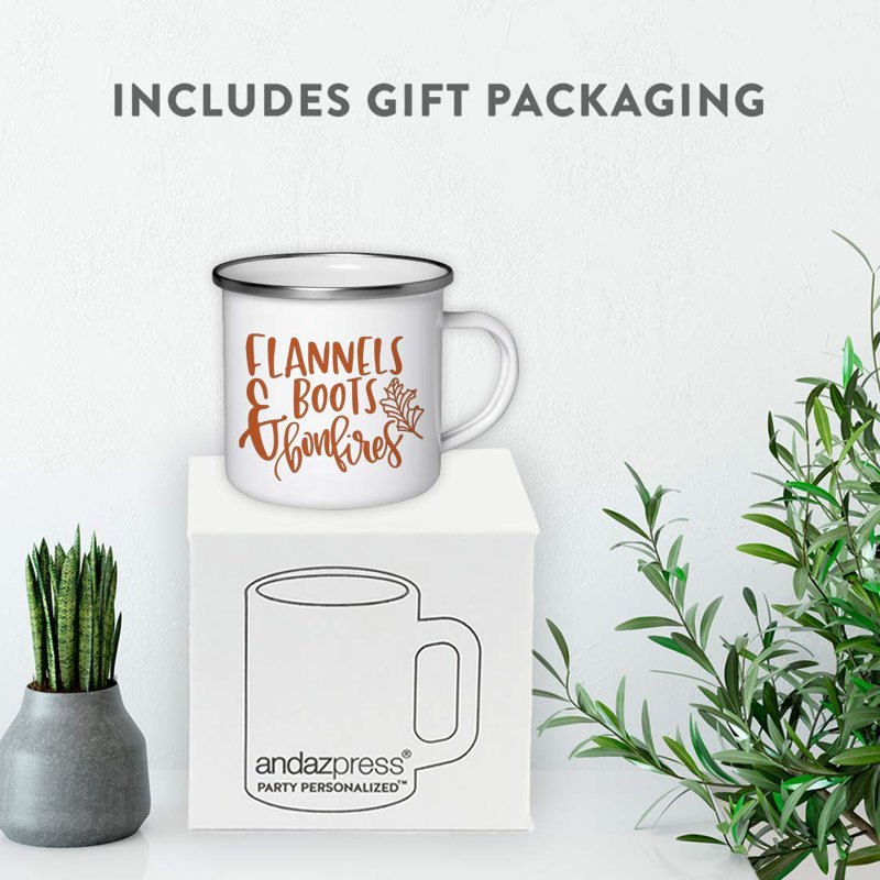 Grande tasse de camping à bottes & bonfiress flannels Paulina