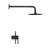Ivy Single-Handle 1 Spray 8" Wall Mounted Fixed Shower Head (Valve Included)-88248706