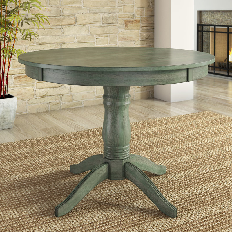 Table de salle à manger Norita, Sauge antique