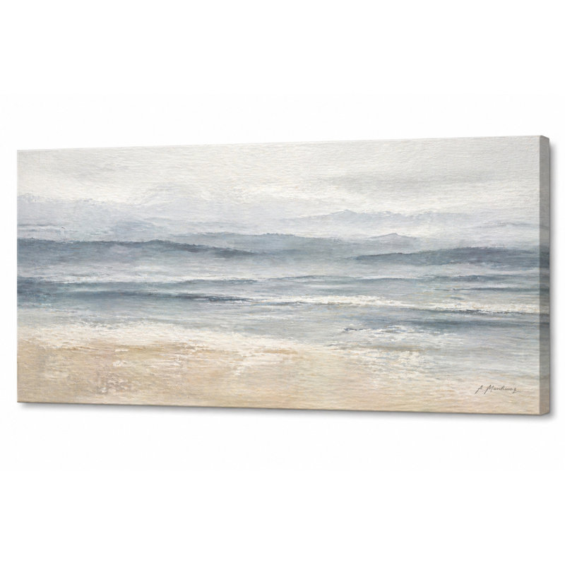 «Ocean Landscape», art mural sur toile tendue, H 20 po x l 40 po x P 1,5 po