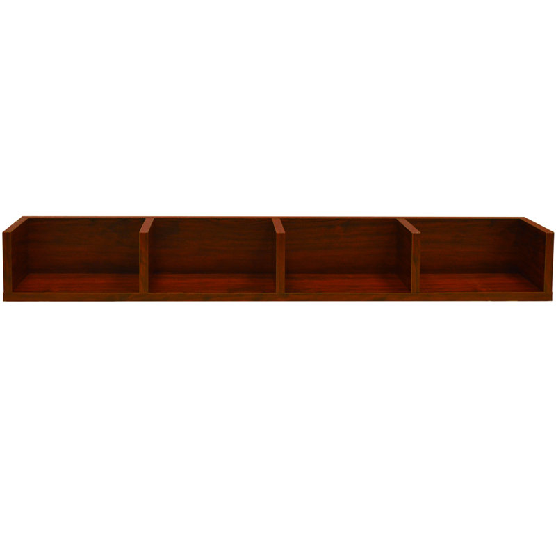 Bassett Floating Shelf, Mahogany