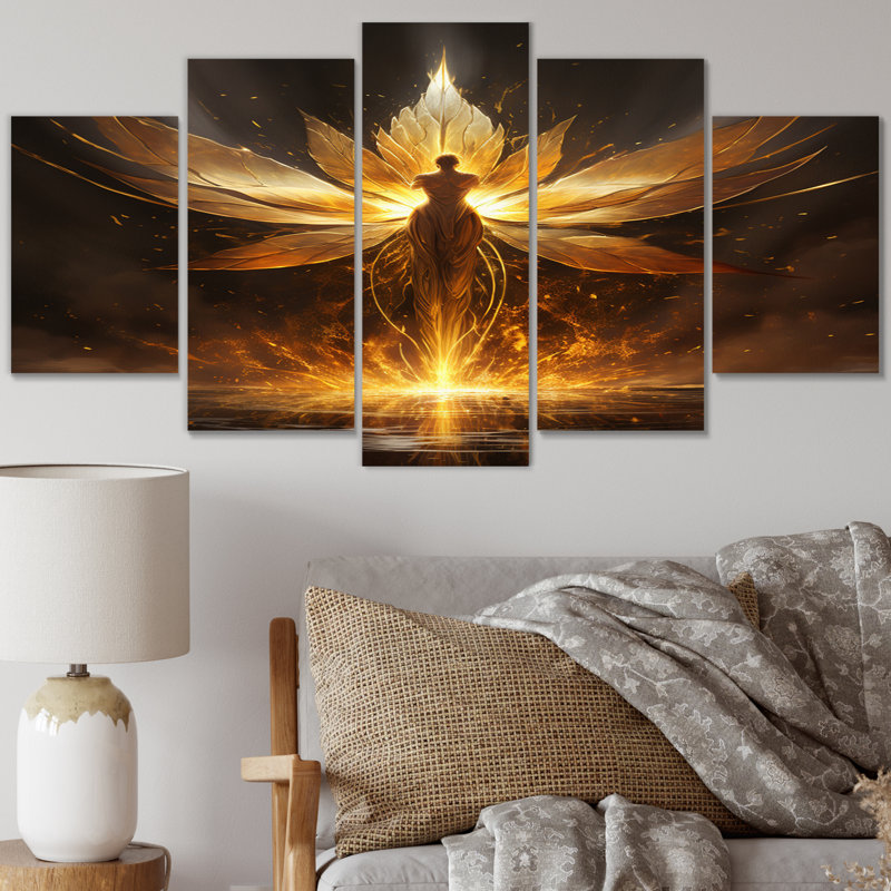Quartes - reproduction d'art sur toile tendance - 5 panneaux