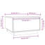 Gouker Solid Coffee Table with Storage-1231950584