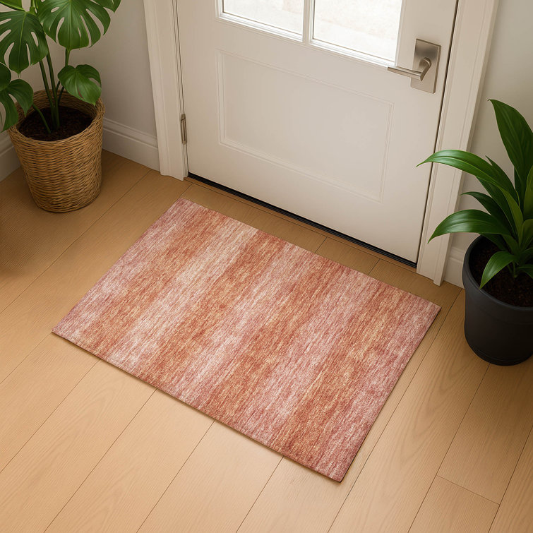Premium Machine Washable Lubbers AMF1733 Stripe Rug