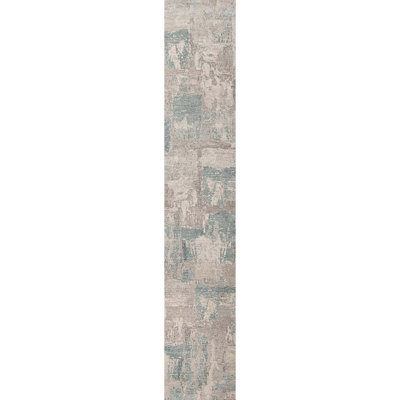 Tapis de couloir noué à la main