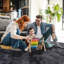 Aulora Solid Colour 90cm X 150cm Area Rug