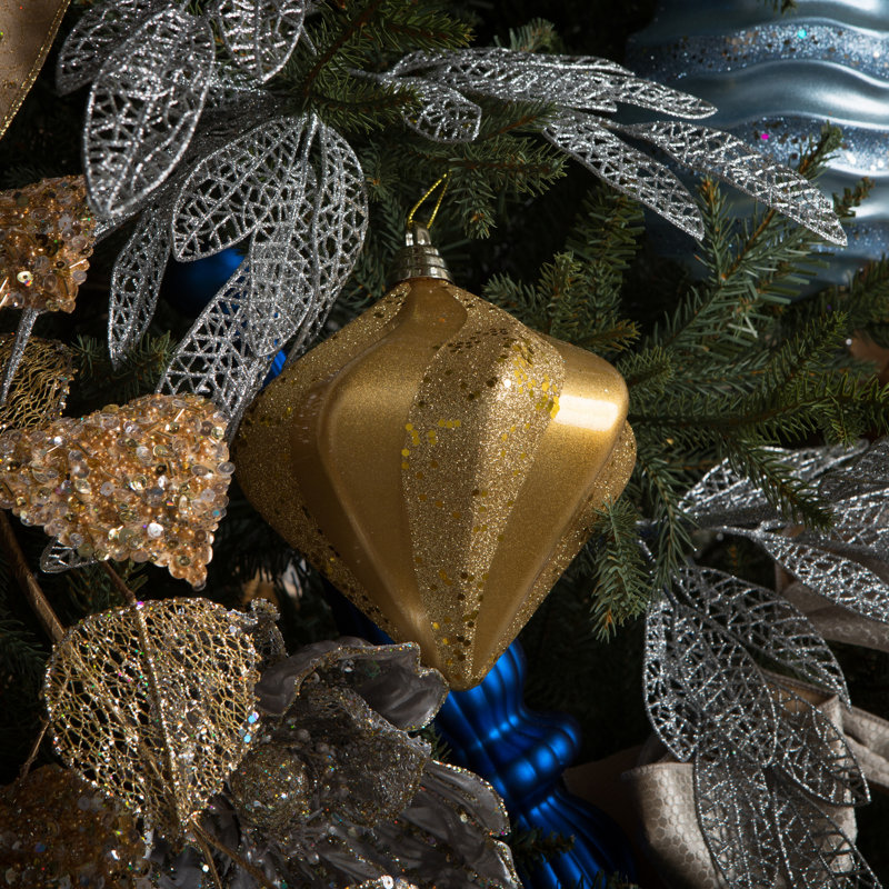Ornement en forme de diamant, Cuivre / or